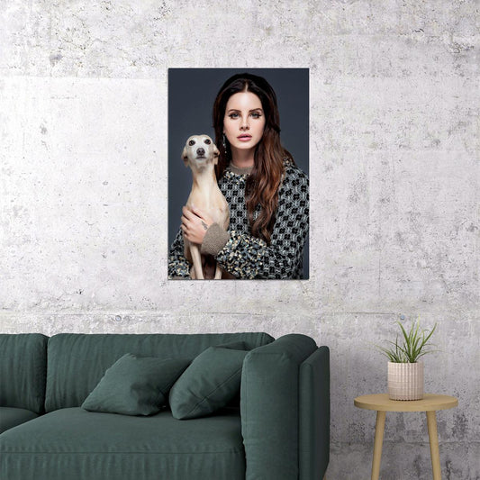 Lana Del Rey Poetrist Songwriter Singer Poster Wall Art Print Home Wall Decor - xonomax