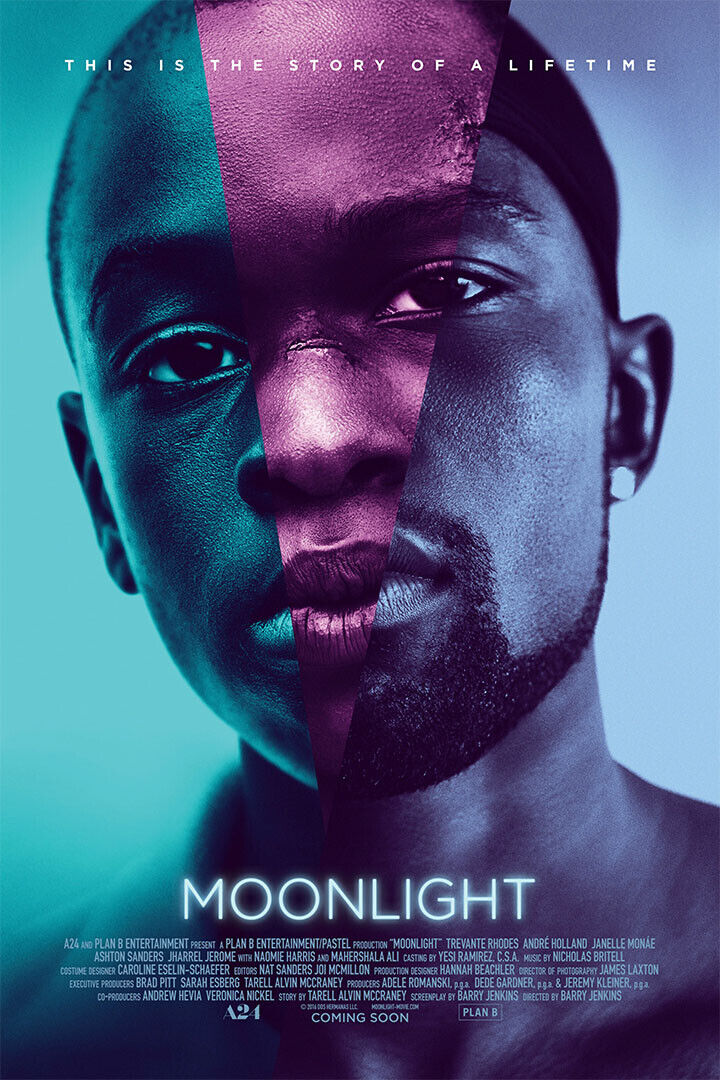Moonlight Movie 2016 Oscar Best Film Drama Poster Wall Art Print Home Wall Decor - xonomax