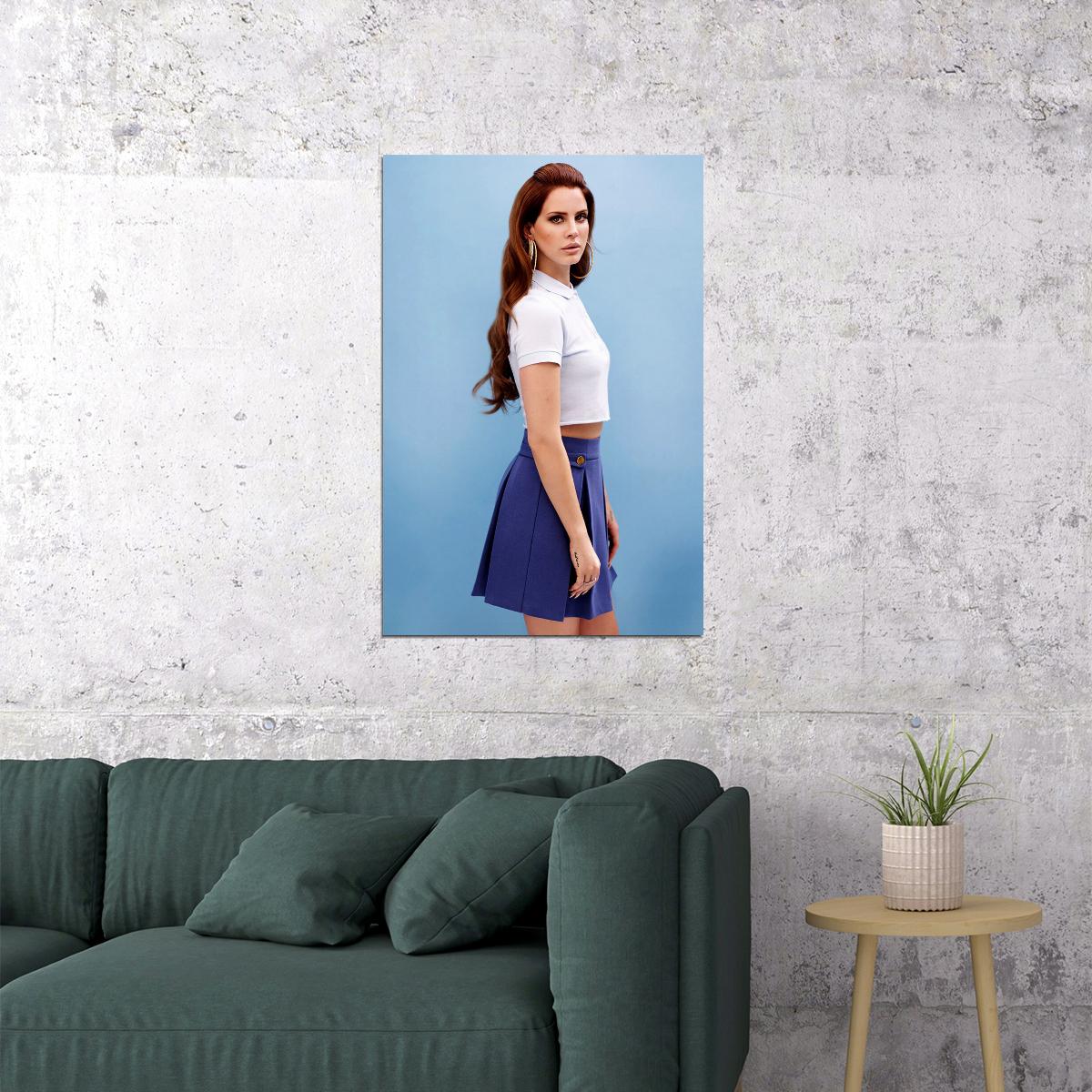 Lana Del Rey Music Star Model Fashion Poster Wall Art Print Home Wall Decor - xonomax