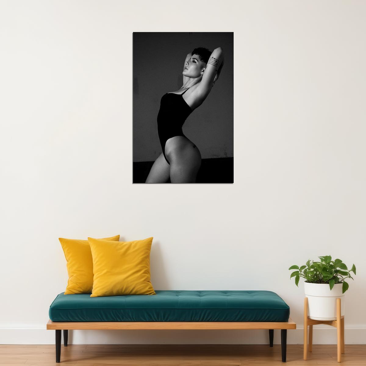 Halsey Ashley Music Sexy Singer Star Songwriter Poster Wall Art Print Home Wall Decor - xonomax