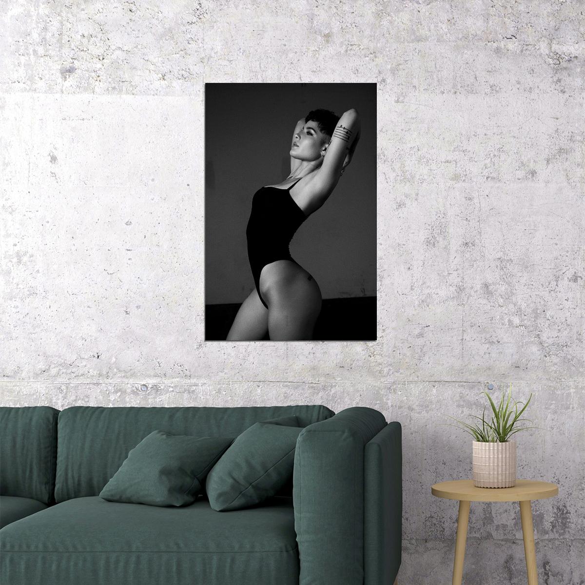 Halsey Ashley Music Sexy Singer Star Songwriter Poster Wall Art Print Home Wall Decor - xonomax