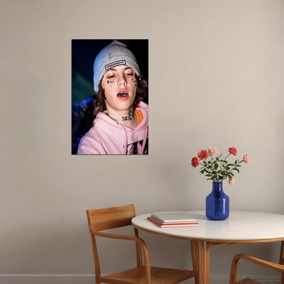 Lil Xan American Rap Music Singer Rapper Star Poster Wall Art Print Home Wall Decor - xonomax
