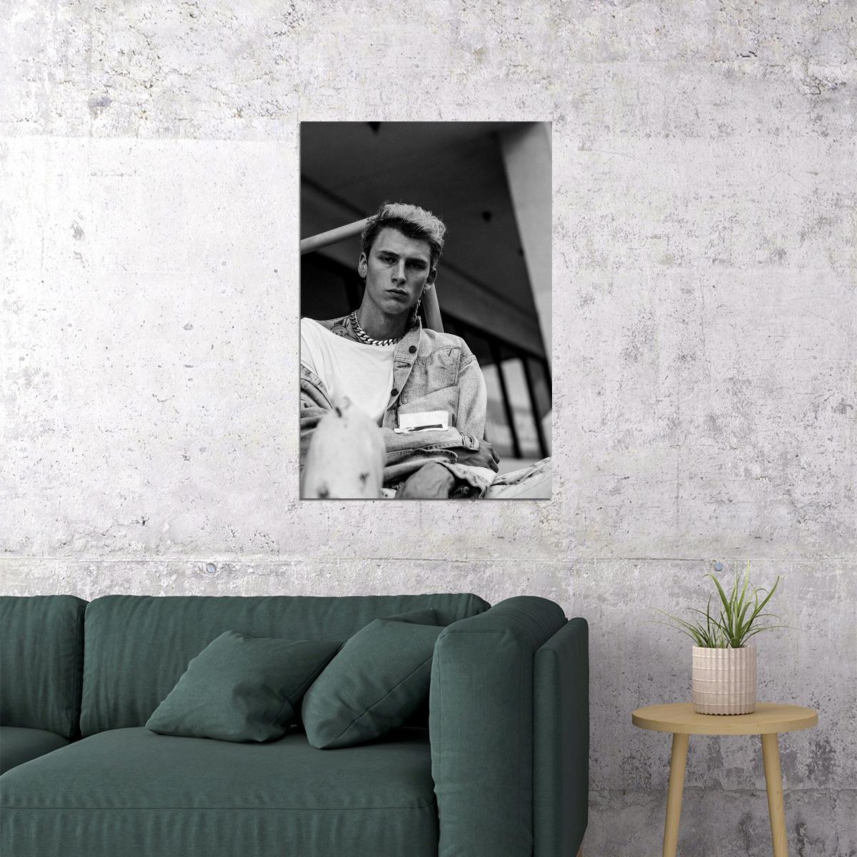 Machine Gun Kelly Bad Boy Songwriter Poster Wall Art Print Home Wall Decor - xonomax