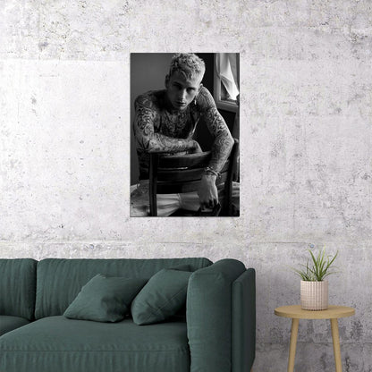 Machine Gun Kelly Bad Boy Artist Rapper Poster Wall Art Print Home Wall Decor - xonomax