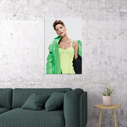 Halsey Music Singer Girl Star Songwriter Poster Wall Art Print Home Wall Decor - xonomax