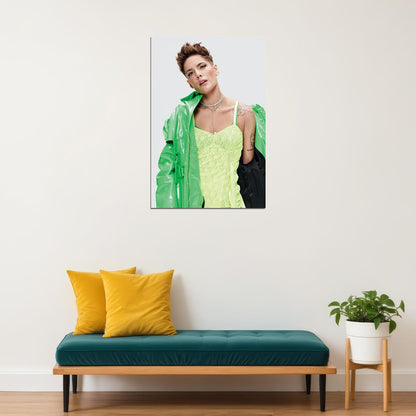 Halsey Music Singer Girl Star Songwriter Poster Wall Art Print Home Wall Decor - xonomax