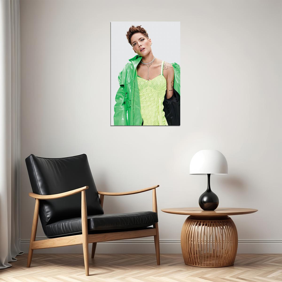 Halsey Music Singer Girl Star Songwriter Poster Wall Art Print Home Wall Decor - xonomax