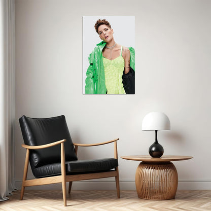 Halsey Music Singer Girl Star Songwriter Poster Wall Art Print Home Wall Decor - xonomax