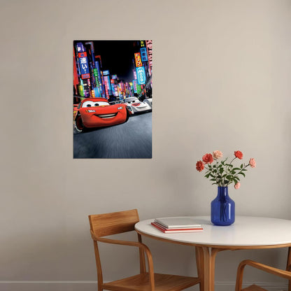 Cars 2 Movie Animation Comedy Action Poster Wall Art Print Home Wall Decor - xonomax