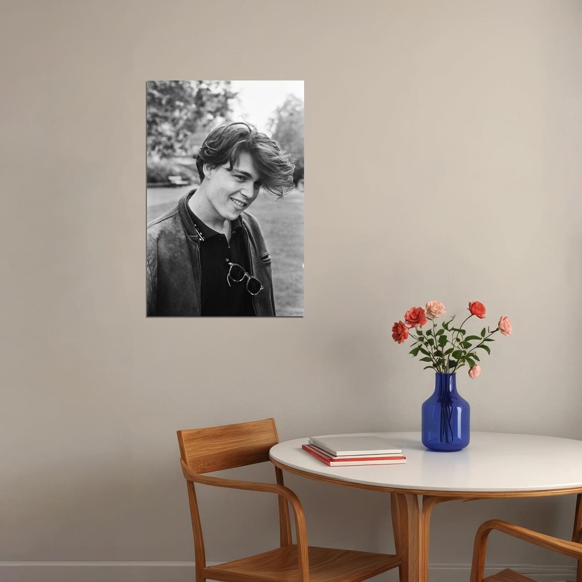 Actor Johnny Depp Music Star Young Poster Wall Art Print Home Wall Decor - xonomax
