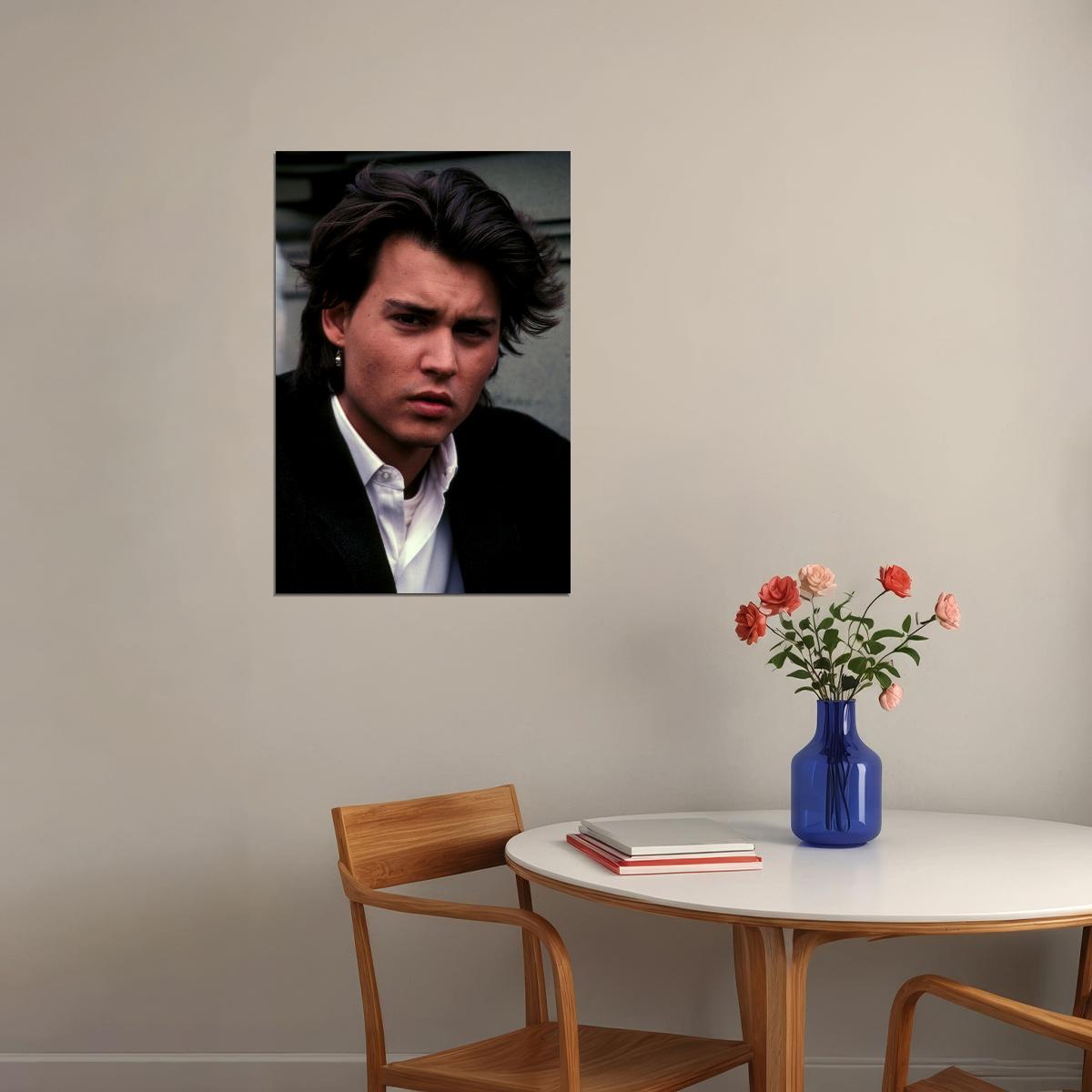 Actor Johnny Depp Music Star Young Poster Wall Art Print Home Wall Decor - xonomax