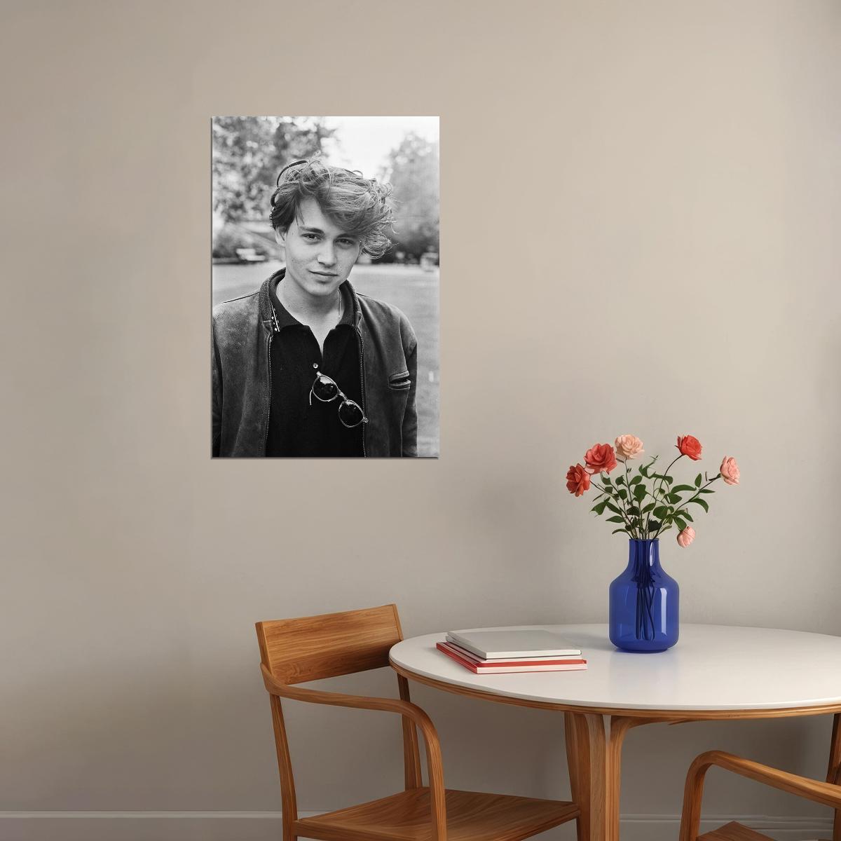 Actor Johnny Depp Music Star Young Actress Poster Wall Art Print Home Wall Decor - xonomax