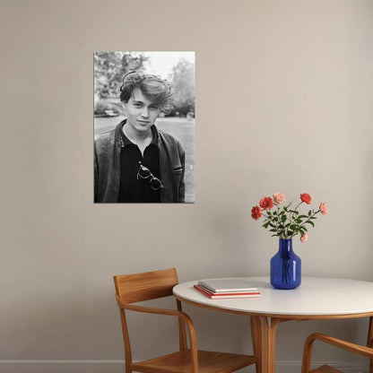 Actor Johnny Depp Music Star Young Actress Poster Wall Art Print Home Wall Decor - xonomax