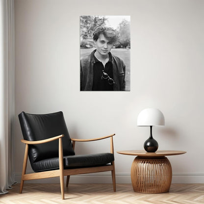Actor Johnny Depp Music Star Young Actress Poster Wall Art Print Home Wall Decor - xonomax
