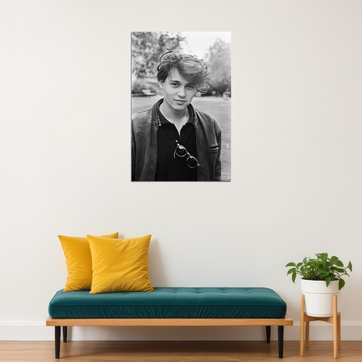 Actor Johnny Depp Music Star Young Actress Poster Wall Art Print Home Wall Decor - xonomax
