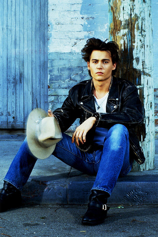 Actor Johnny Depp Music Star Young Musician Poster Wall Art Print Home Wall Decor - xonomax