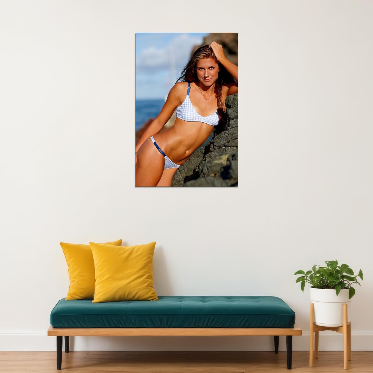Alex Morgan Soccer Star Sport Celebrity Atlethe Poster Wall Art Print Home Wall Decor - xonomax