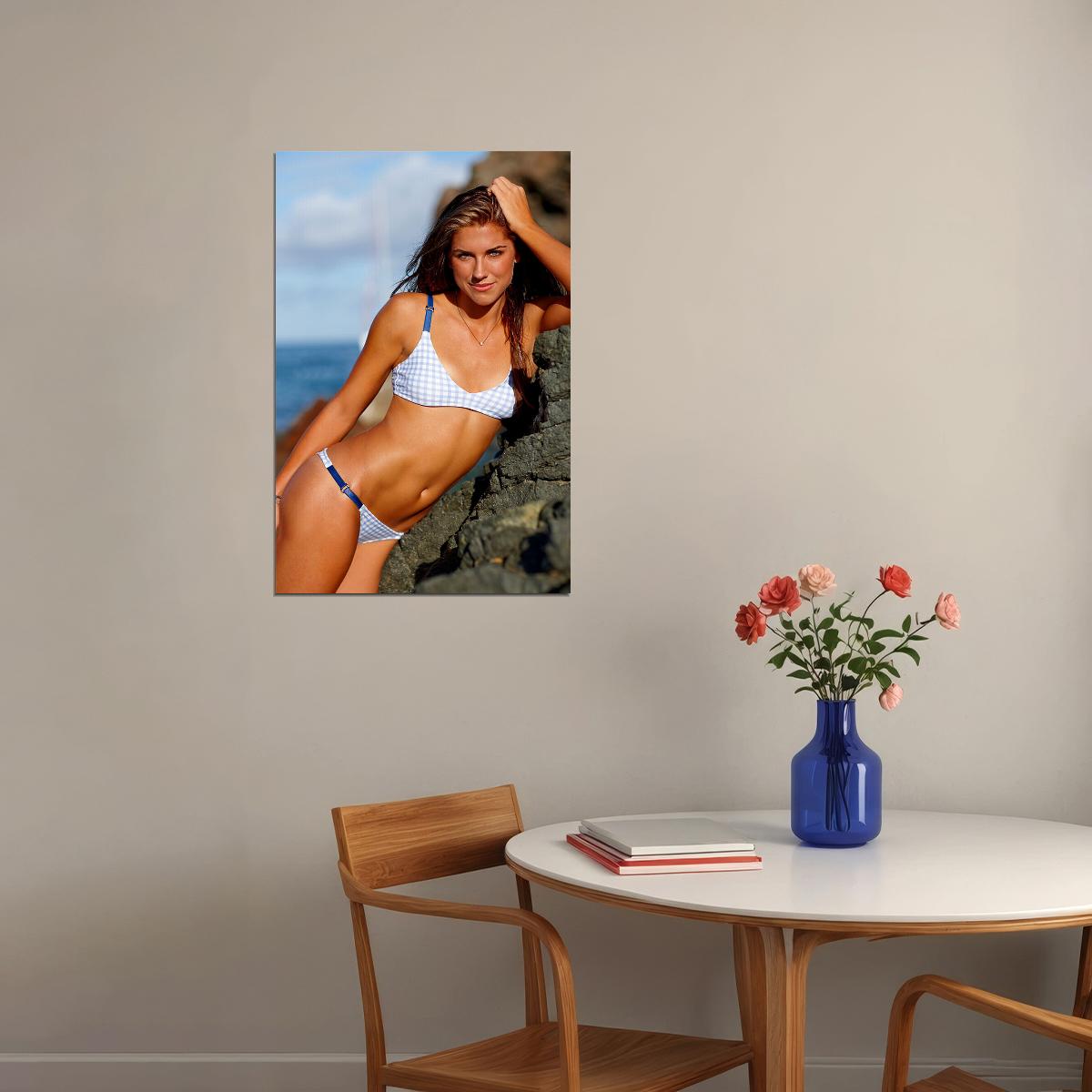 Alex Morgan Soccer Star Sport Celebrity Atlethe Poster Wall Art Print Home Wall Decor - xonomax