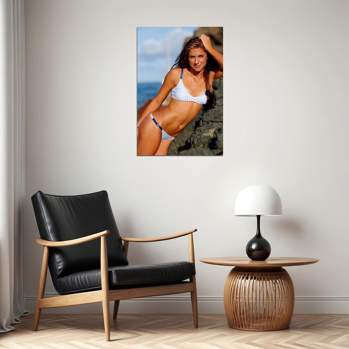 Alex Morgan Soccer Star Sport Celebrity Atlethe Poster Wall Art Print Home Wall Decor - xonomax