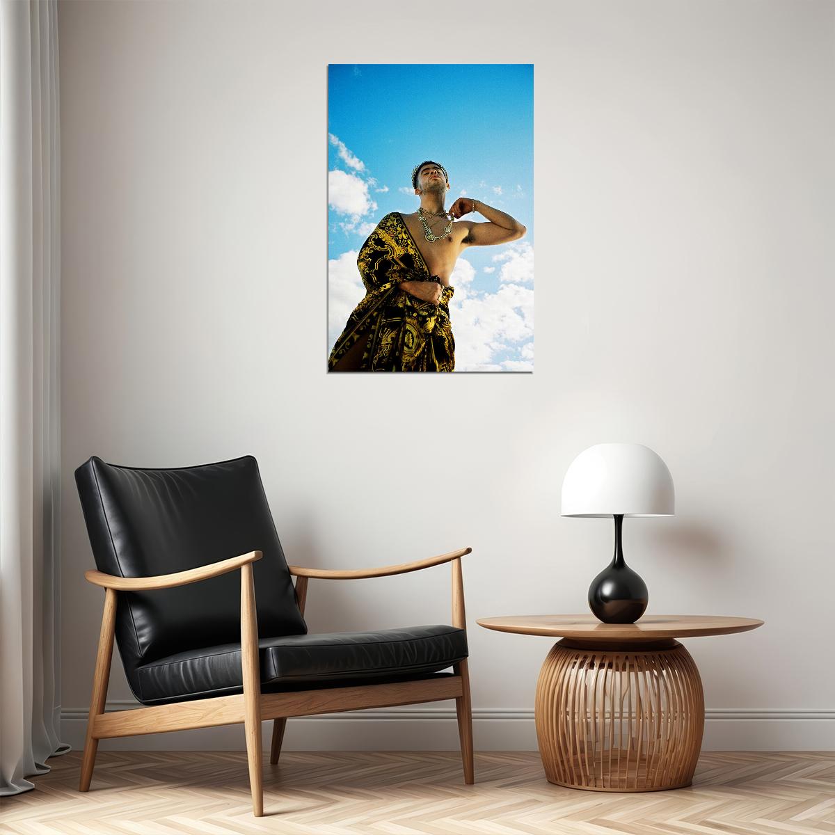 Bad Bunny 2018 Tour Trap Rap Music Singer Star Poster Wall Art Print Home Wall Decor - xonomax