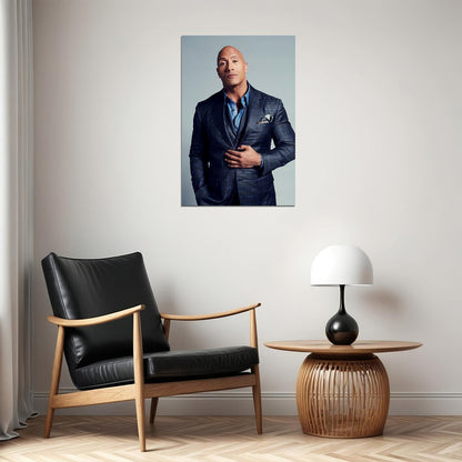 Dwayne Johnson The Rock Muscle Movie Atlethe Poster Wall Art Print Home Wall Decor - xonomax