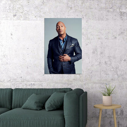 Dwayne Johnson The Rock Muscle Movie Atlethe Poster Wall Art Print Home Wall Decor - xonomax