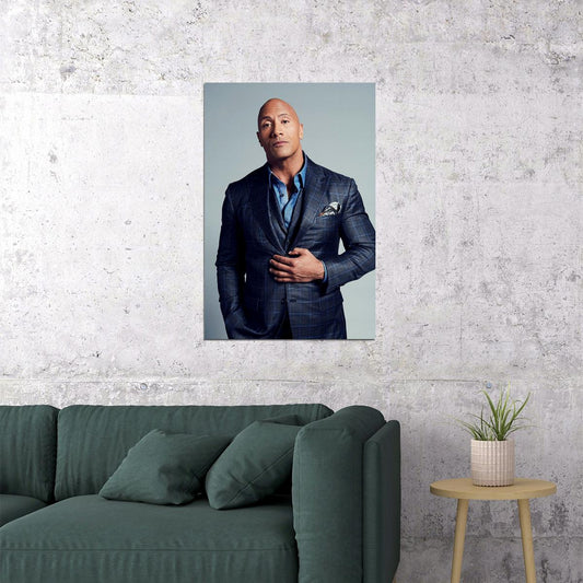Dwayne Johnson The Rock Muscle Movie Atlethe Poster Wall Art Print Home Wall Decor - xonomax