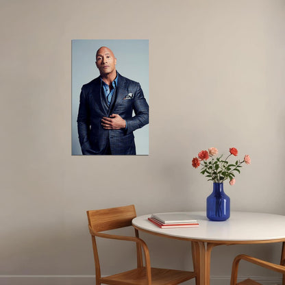 Dwayne Johnson The Rock Muscle Movie Atlethe Poster Wall Art Print Home Wall Decor - xonomax