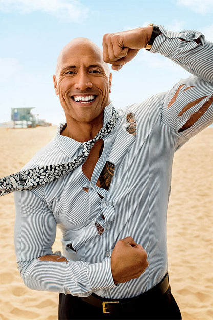 Dwayne Johnson The Rock Muscle Movie Actor Poster Wall Art Print Home Wall Decor - xonomax