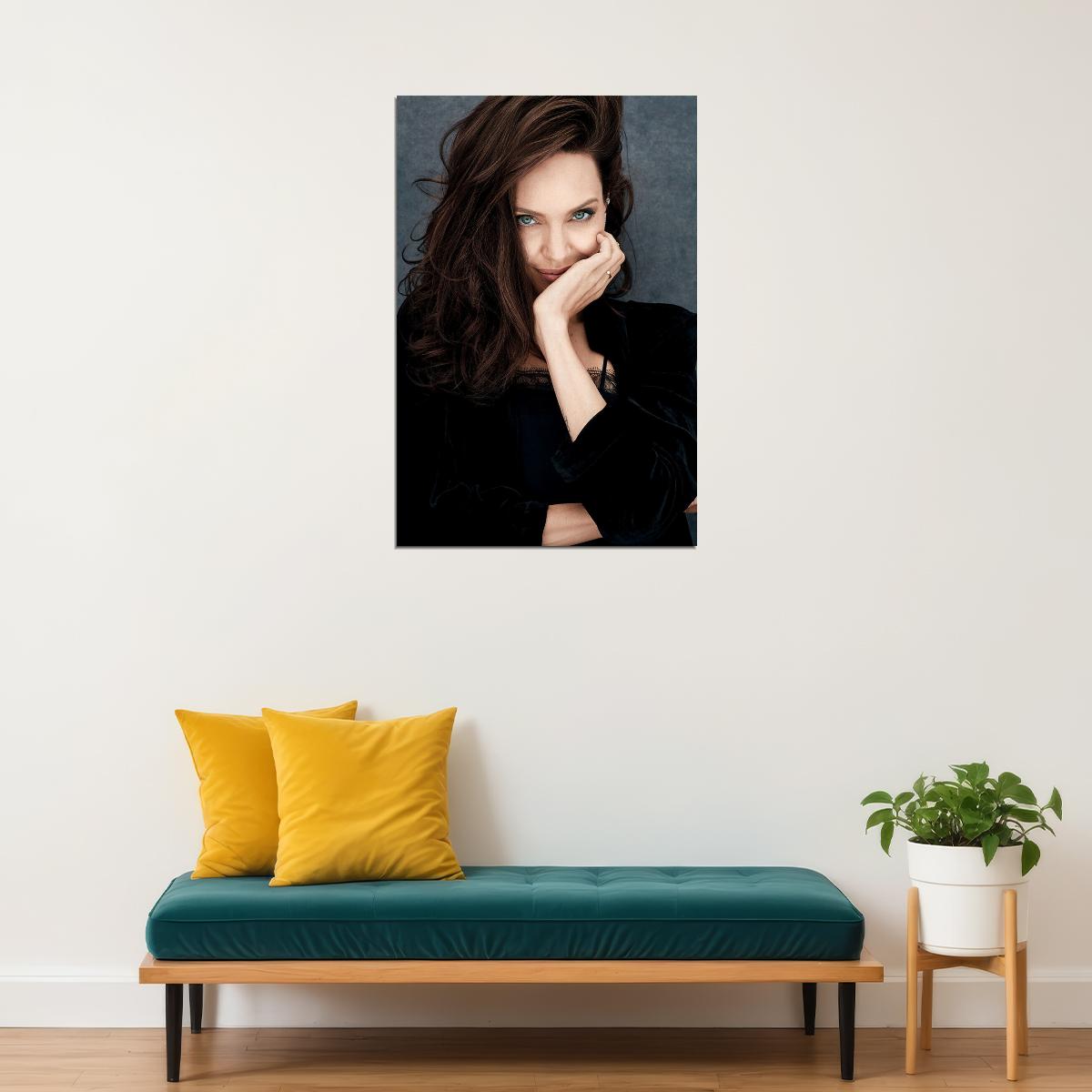 Angelina Jolie Sexy Actress Beautiful Model Poster Wall Art Print Home Wall Decor - xonomax