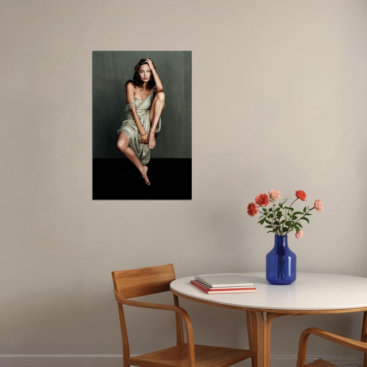Angelina Jolie Sexy Actress Philanthropist Poster Wall Art Print Home Wall Decor - xonomax