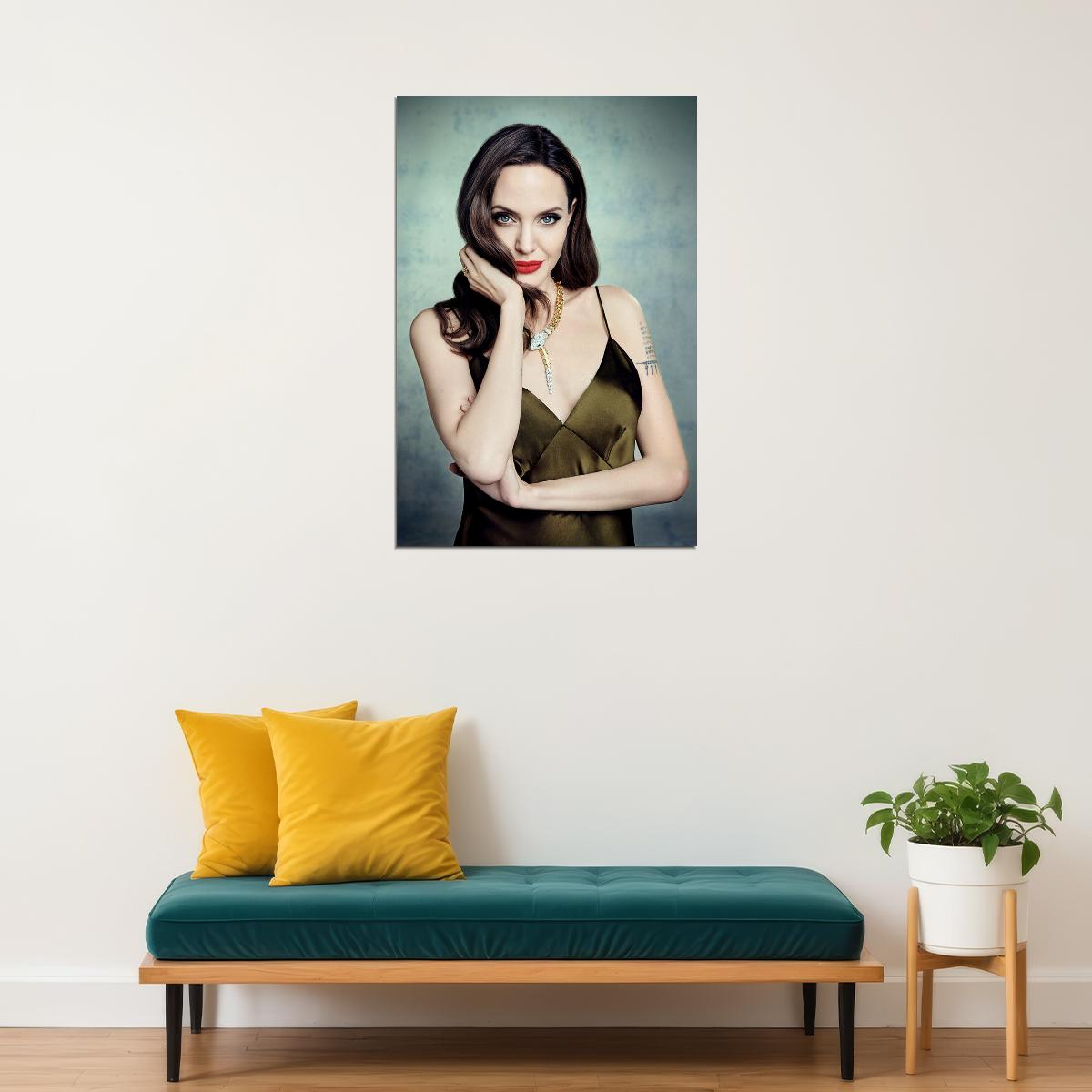 Angelina Jolie Sexy Actress Artist Producer Poster Wall Art Print Home Wall Decor - xonomax