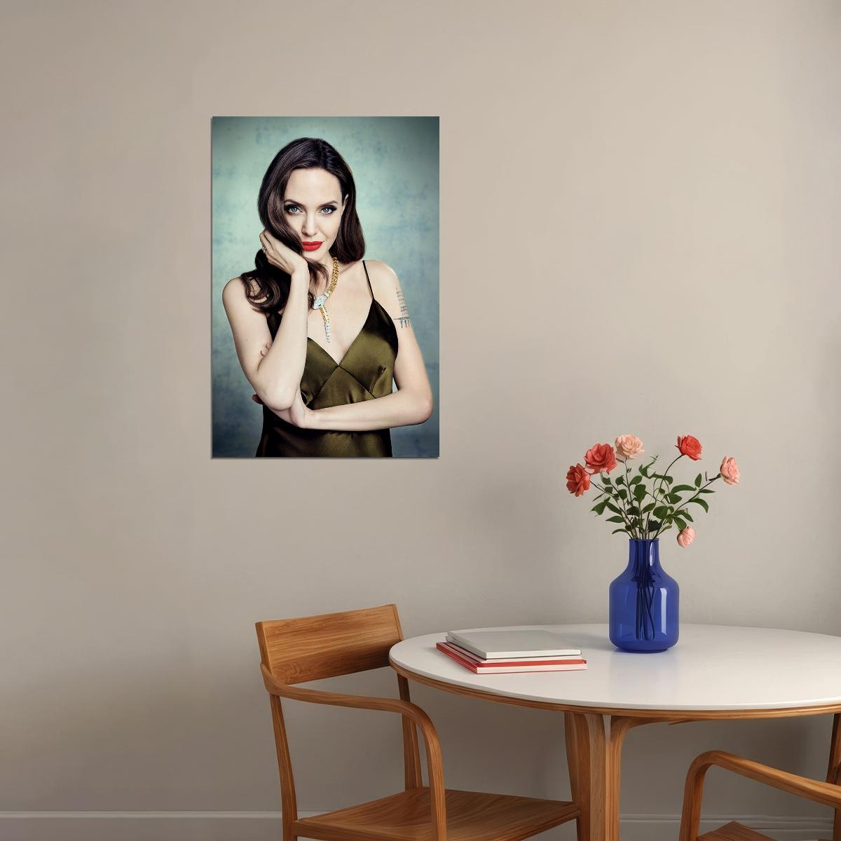 Angelina Jolie Sexy Actress Artist Producer Poster Wall Art Print Home Wall Decor - xonomax