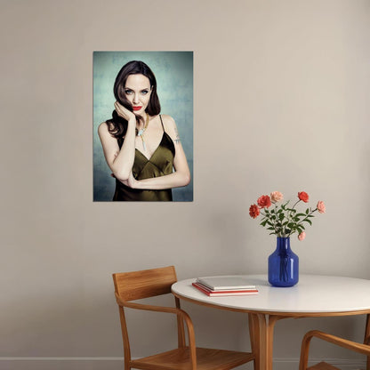 Angelina Jolie Sexy Actress Artist Producer Poster Wall Art Print Home Wall Decor - xonomax
