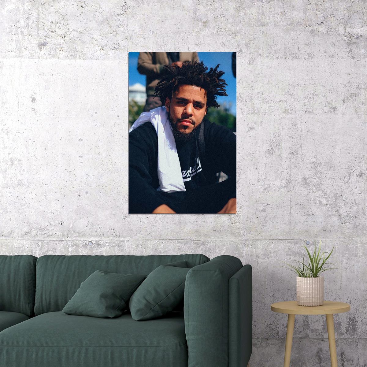 J Cole Hip Hop Rap Music Star Singer Poster Wall Art Print Home Wall Decor - xonomax