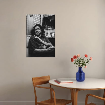 J Cole Hip Hop Rap Music Star Rapper Poster Wall Art Print Home Wall Decor - xonomax