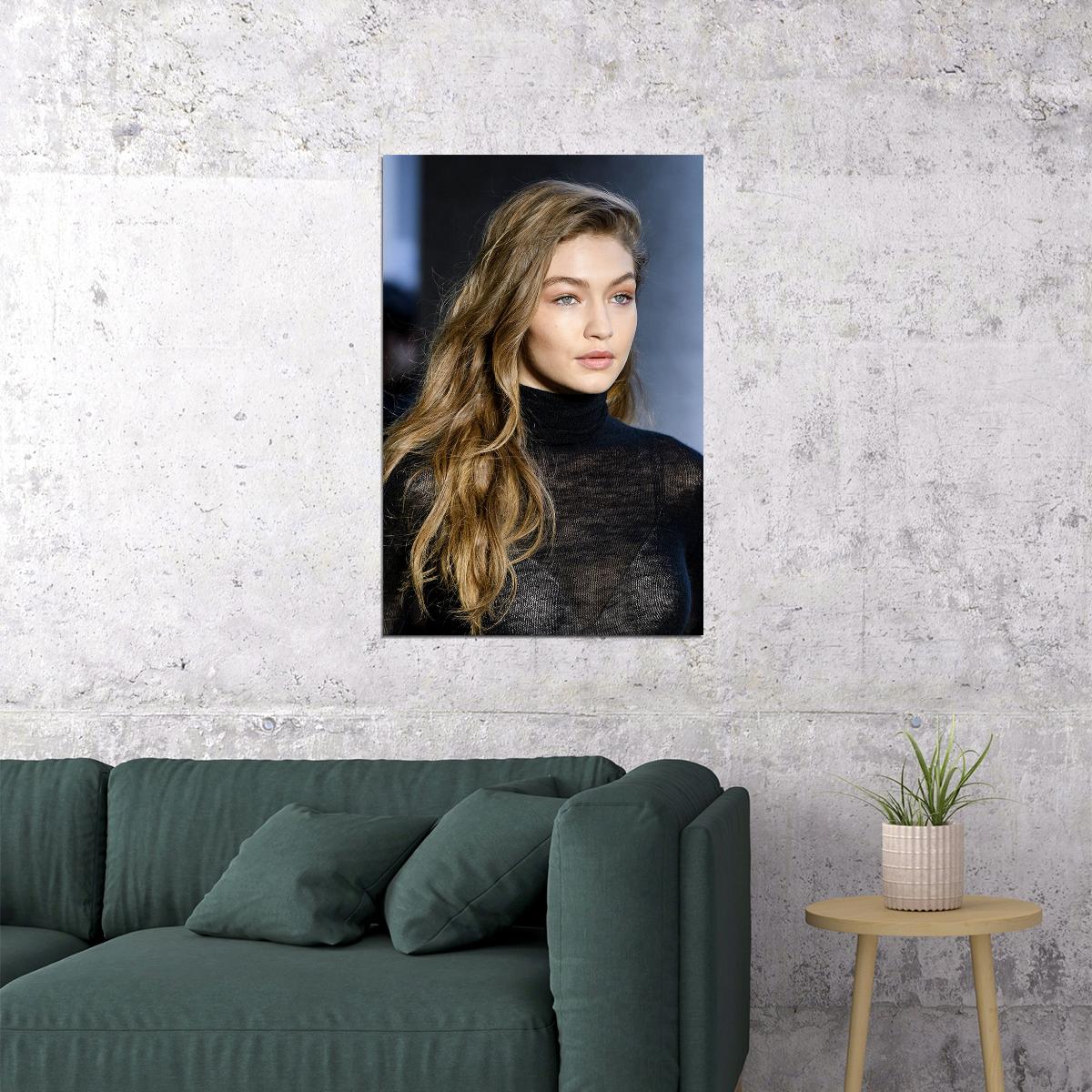 Gigi Hadid Sexy Model Girls Fashion Artist Poster Wall Art Print Home Wall Decor - xonomax