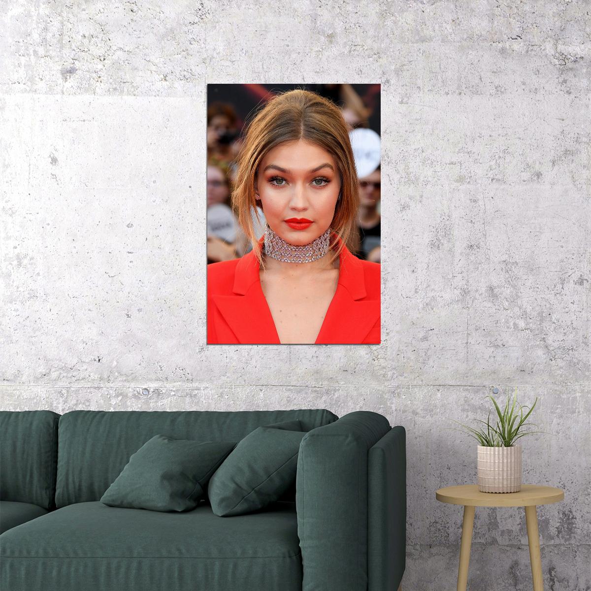 Gigi Hadid Sexy Model Girls Fashion Artist Poster Wall Art Print Home Wall Decor - xonomax