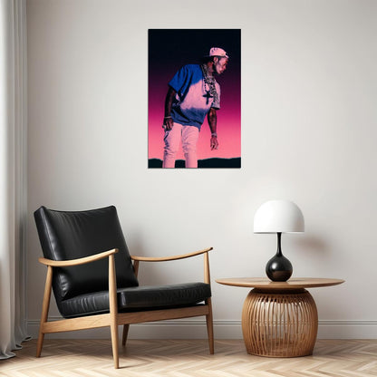 Lil Uzi Vert Rapper Music Artist Singer Poster Wall Art Print Home Wall Decor - xonomax
