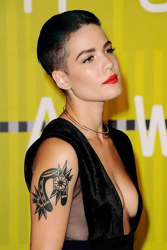 Halsey Beauty Music Album Badlands Star Singer Poster Wall Art Print Home Wall Decor - xonomax