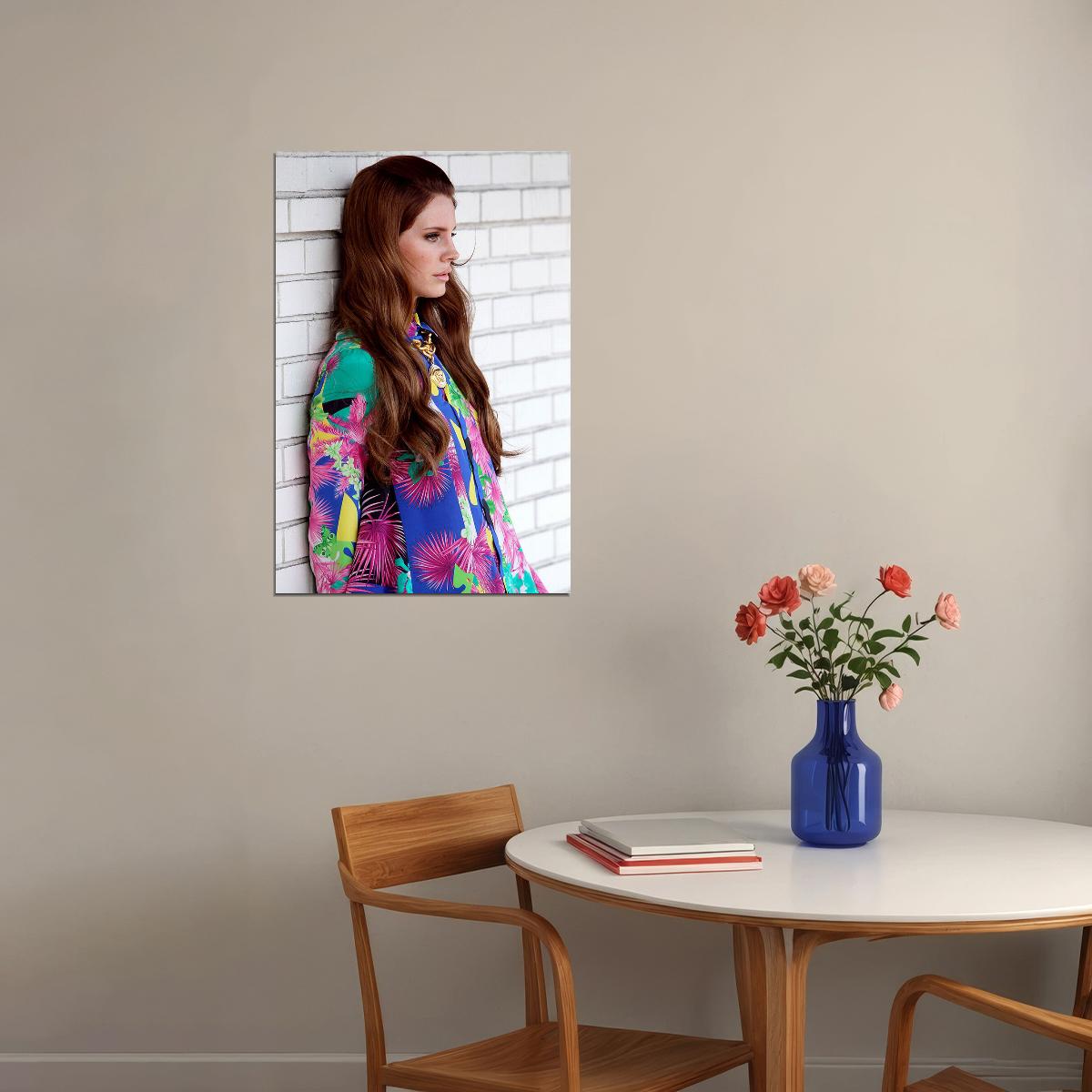 Lana Del Rey Music Star Fashion Model Singer Poster Wall Art Print Home Wall Decor - xonomax