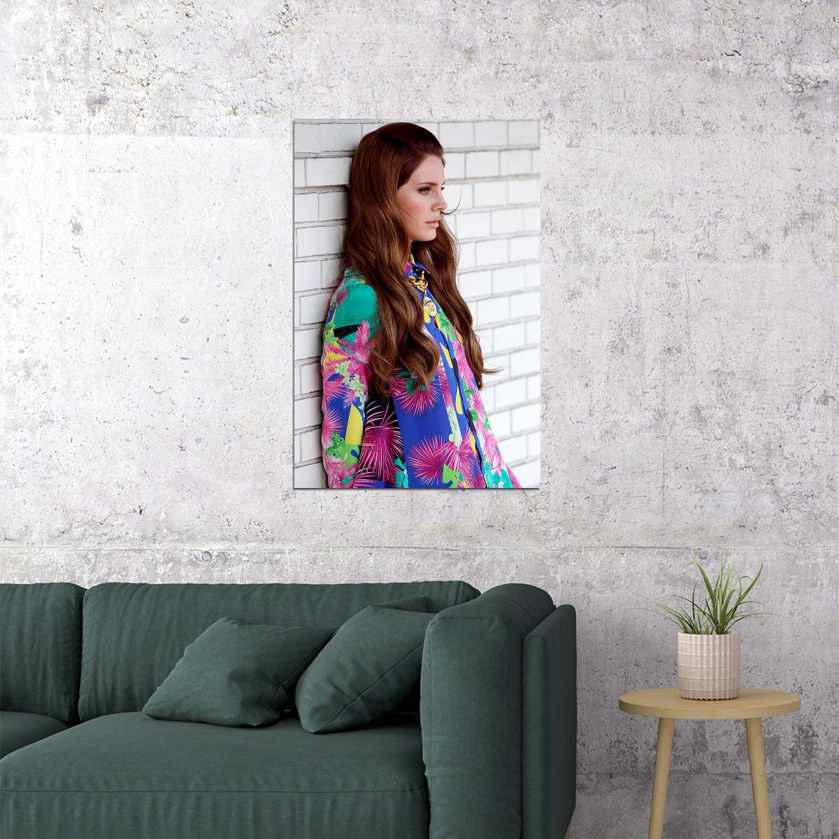 Lana Del Rey Music Star Fashion Model Singer Poster Wall Art Print Home Wall Decor - xonomax