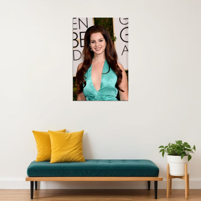 Lana Del Rey Music Star Songwriter Fashion Model Poster Wall Art Print Home Wall Decor - xonomax