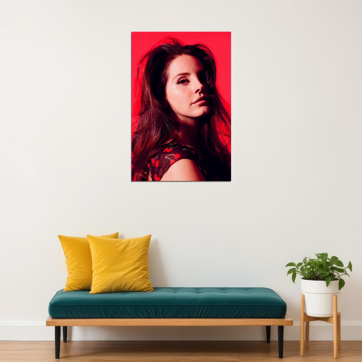 Lana Del Rey Music Star Singer Picture Poster Wall Art Print Home Wall Decor - xonomax
