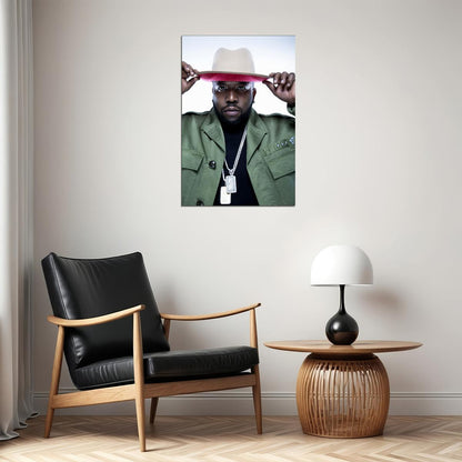 Outkast Big Boi American Hip Hop Music Singer Poster Wall Art Print Home Wall Decor - xonomax