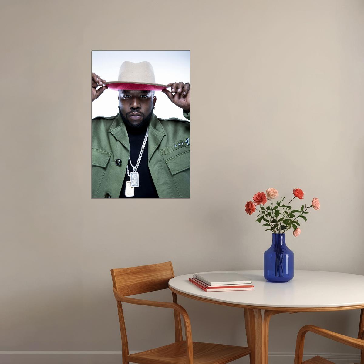 Outkast Big Boi American Hip Hop Music Singer Poster Wall Art Print Home Wall Decor - xonomax