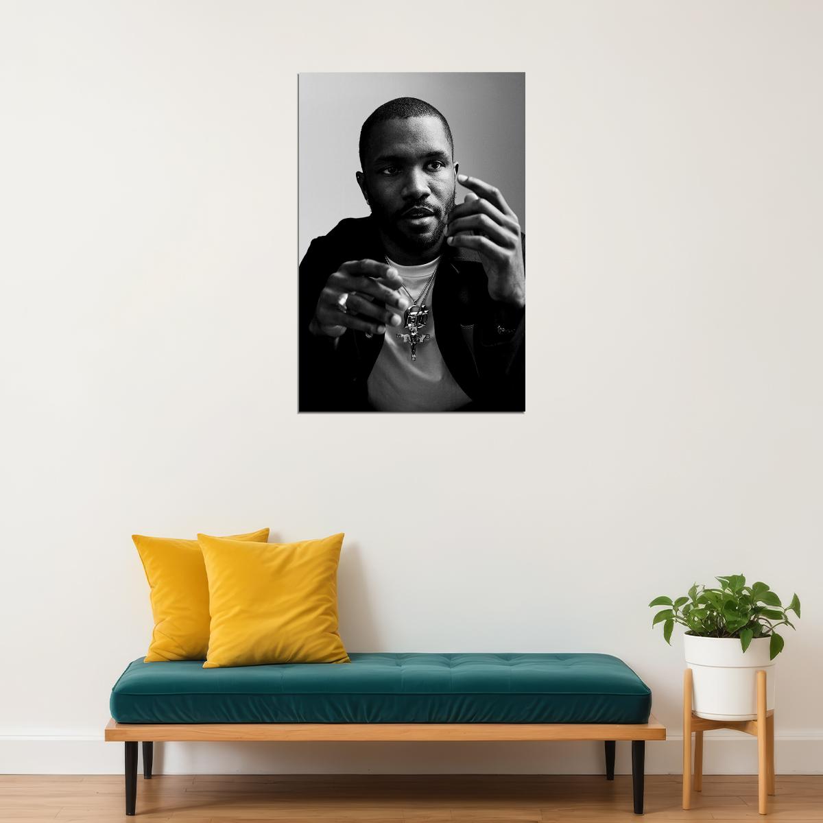 Frank Ocean Rap Hip Hop Music Singer Star Poster Wall Art Print Home Wall Decor - xonomax