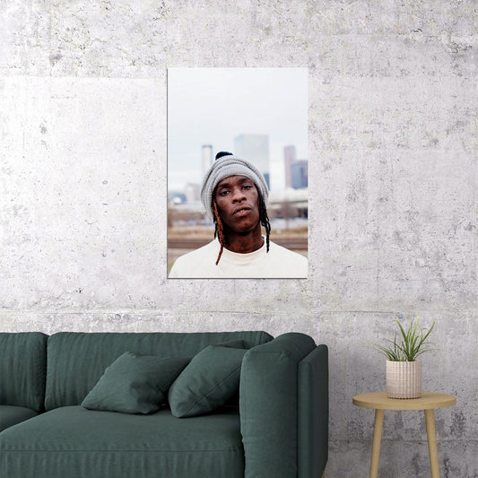 Young Thug American Hip Hop Music Star Singer Fashion Icon Poster Wall Art Print Home Wall Decor - xonomax