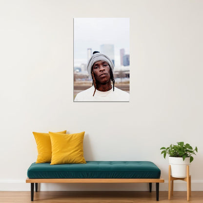 Young Thug American Hip Hop Music Star Singer Fashion Icon Poster Wall Art Print Home Wall Decor - xonomax