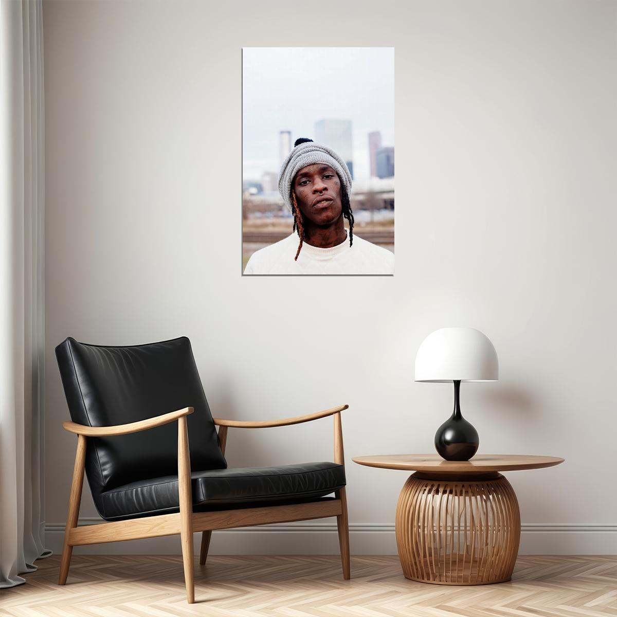 Young Thug American Hip Hop Music Star Singer Fashion Icon Poster Wall Art Print Home Wall Decor - xonomax